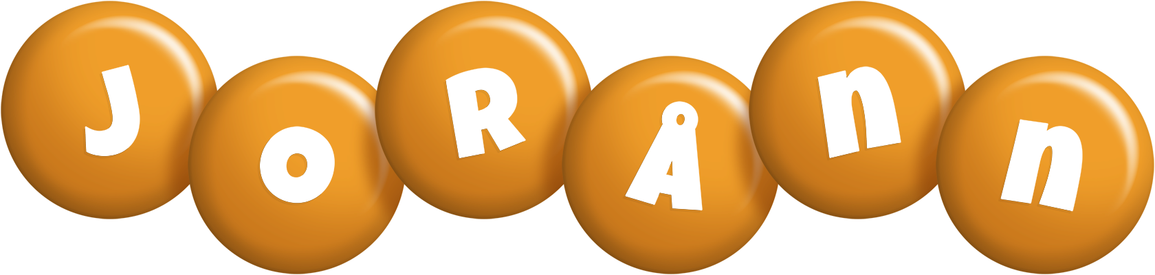 Jorånn candy-orange logo