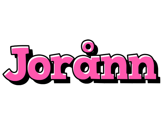 Jorånn girlish logo