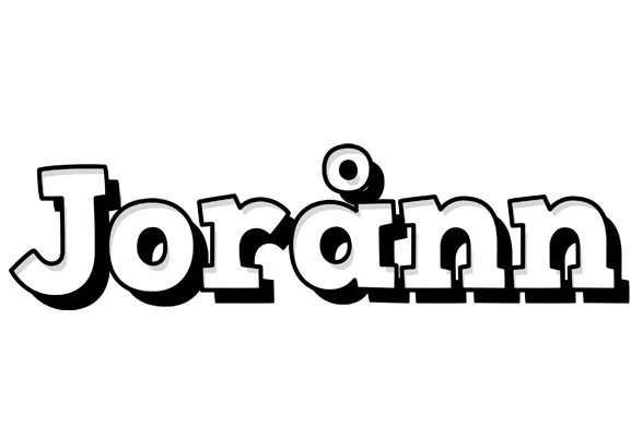 Jorånn snowing logo