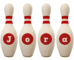 Jora bowling-pin logo