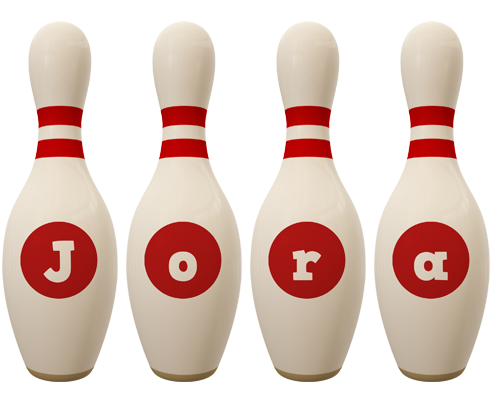 Jora bowling-pin logo