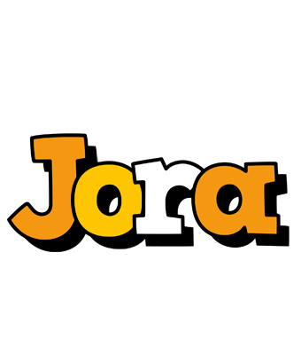 Jora cartoon logo