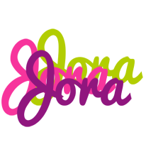 Jora flowers logo