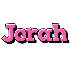 Jorah girlish logo