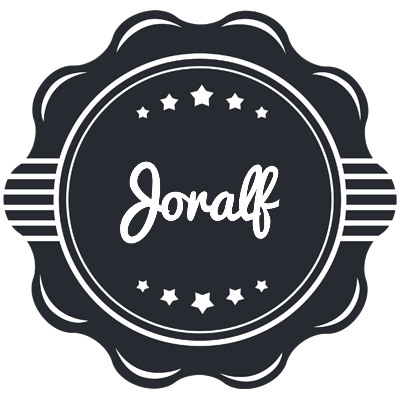 Joralf badge logo