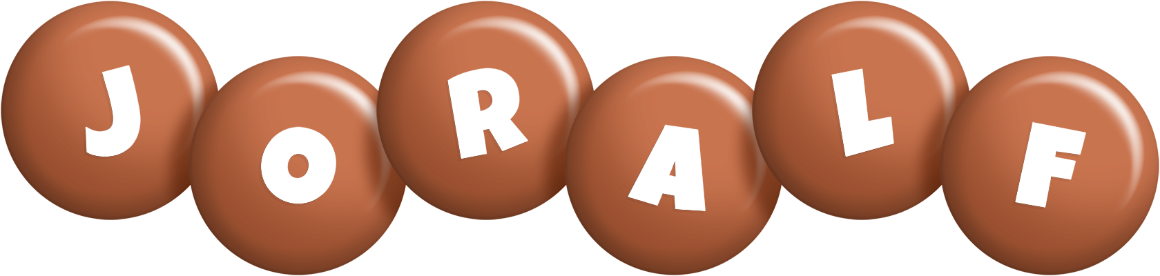 Joralf candy-brown logo