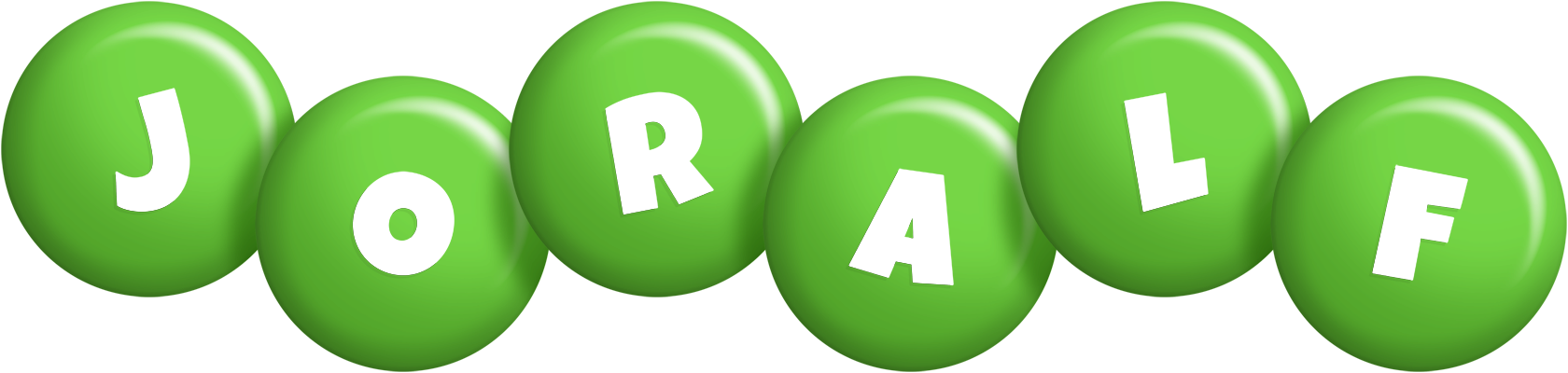 Joralf candy-green logo