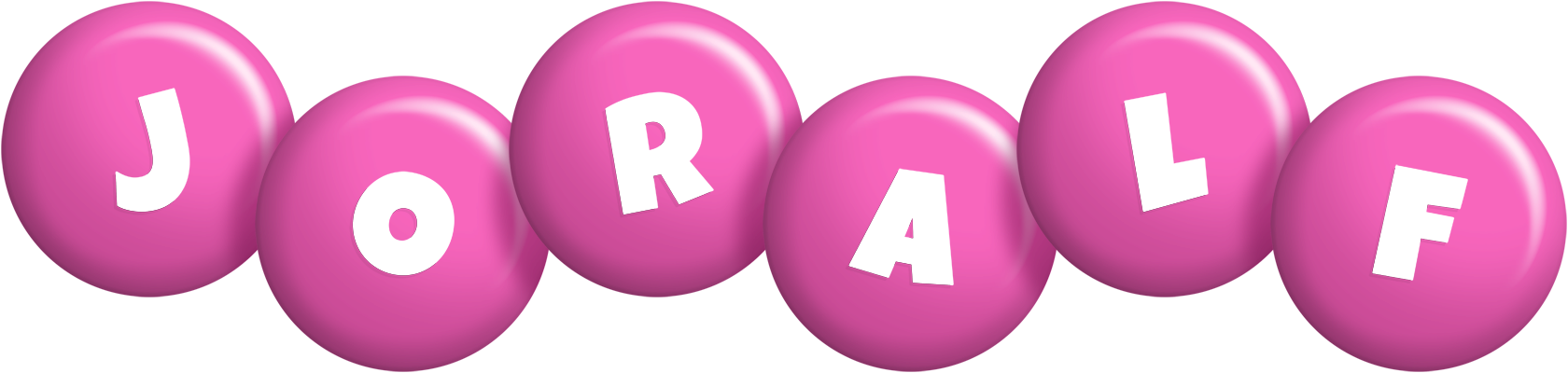 Joralf candy-pink logo