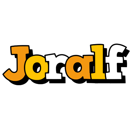 Joralf cartoon logo