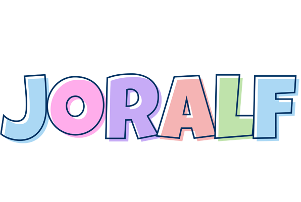 Joralf pastel logo
