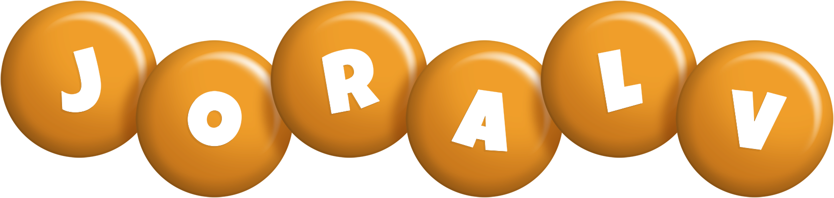 Joralv candy-orange logo