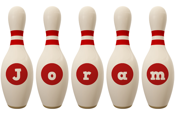 Joram bowling-pin logo