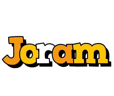 Joram cartoon logo