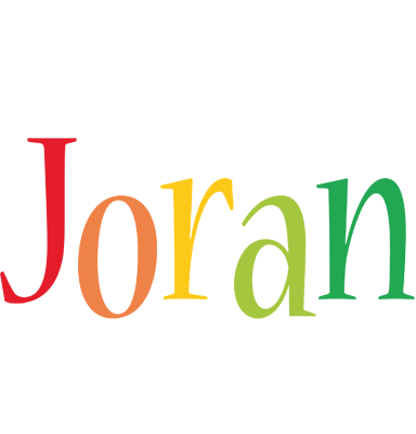 Joran birthday logo