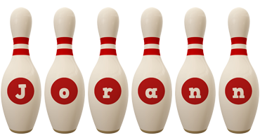 Jorann bowling-pin logo