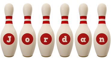 Jordan bowling-pin logo