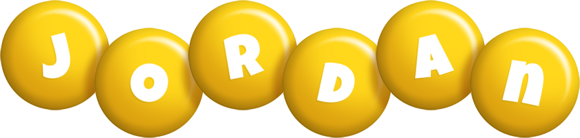 Jordan candy-yellow logo