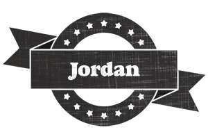 Jordan grunge logo