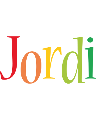 Jordi birthday logo
