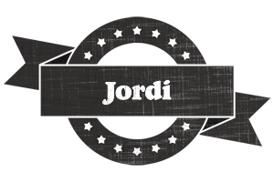 Jordi grunge logo