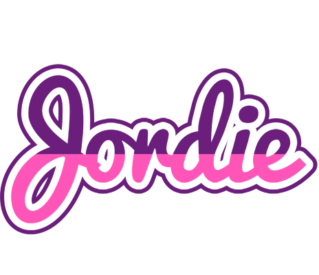 Jordie cheerful logo