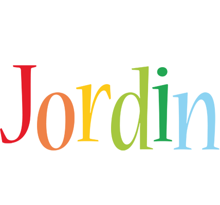 Jordin birthday logo