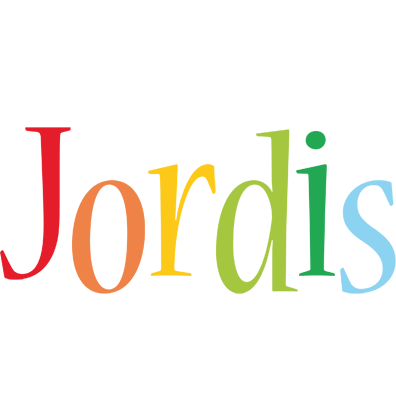 Jordis birthday logo