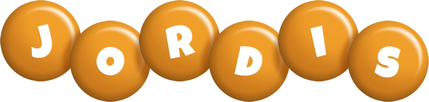 Jordis candy-orange logo