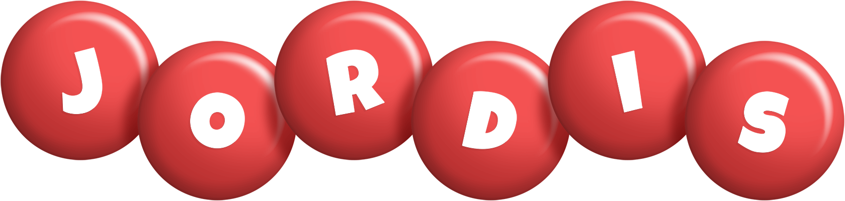 Jordis candy-red logo