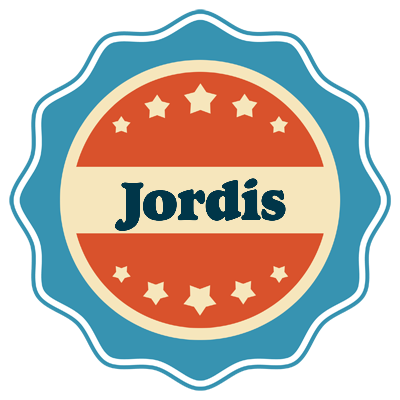 Jordis labels logo