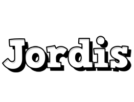 Jordis snowing logo