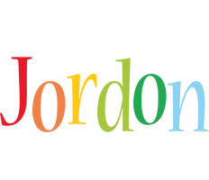 Jordon birthday logo