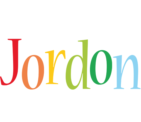 Jordon birthday logo