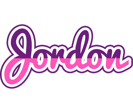 Jordon cheerful logo