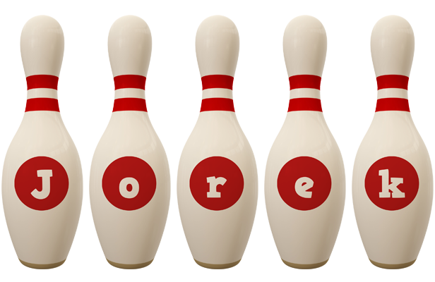 Jorek bowling-pin logo