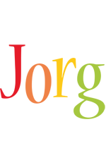 Jorg birthday logo