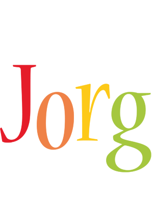 Jorg birthday logo