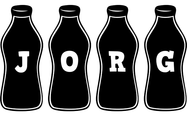 Jorg bottle logo