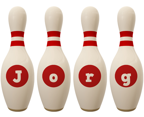 Jorg bowling-pin logo
