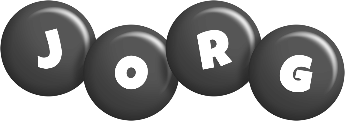 Jorg candy-black logo