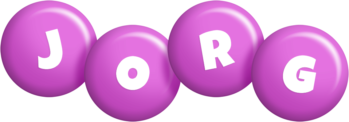 Jorg candy-purple logo