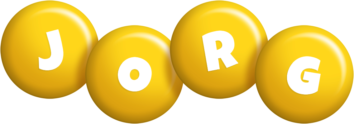 Jorg candy-yellow logo