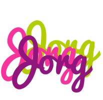 Jorg flowers logo