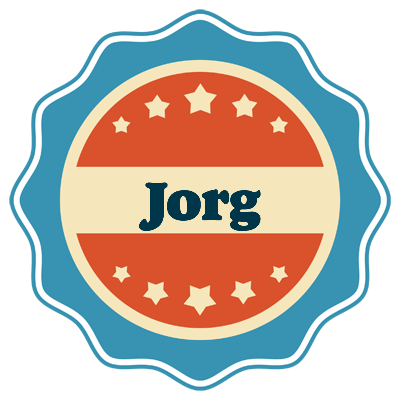 Jorg labels logo