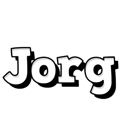 Jorg snowing logo