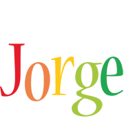 Jorge birthday logo