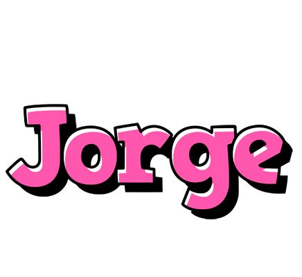 Jorge girlish logo