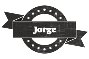 Jorge grunge logo