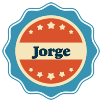 Jorge labels logo
