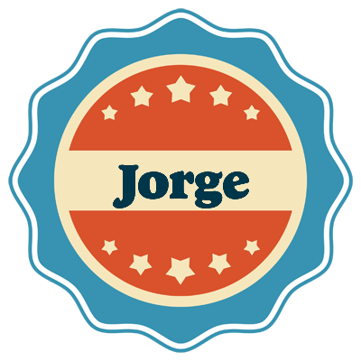 Jorge labels logo